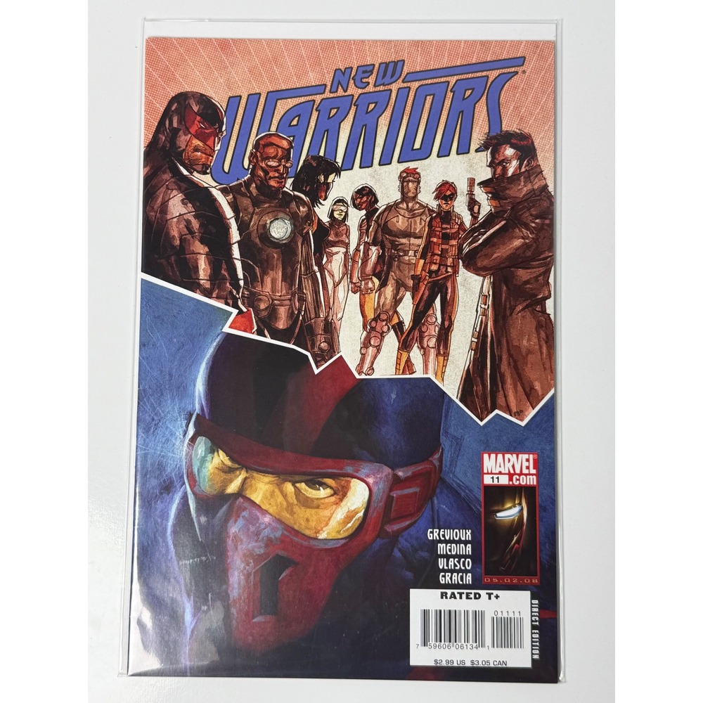 New Warriors 11 Marvel 2008 Paco Medina Cover Night Thrasher Modern Age Comic